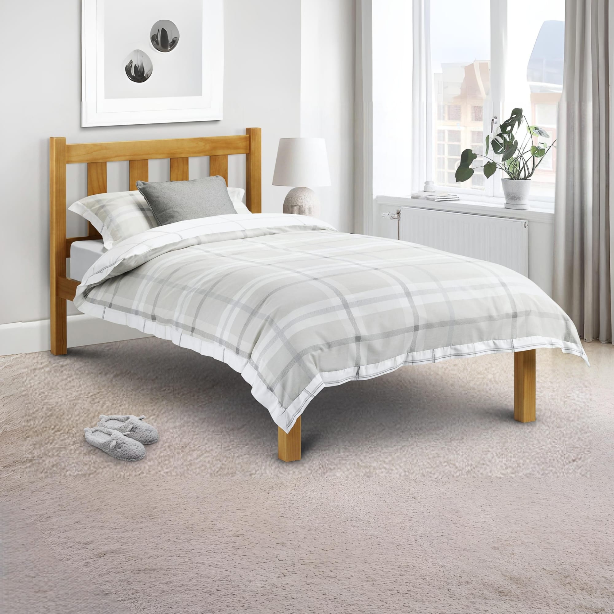 Lincoln 3ft Single Bed - Solid Pine