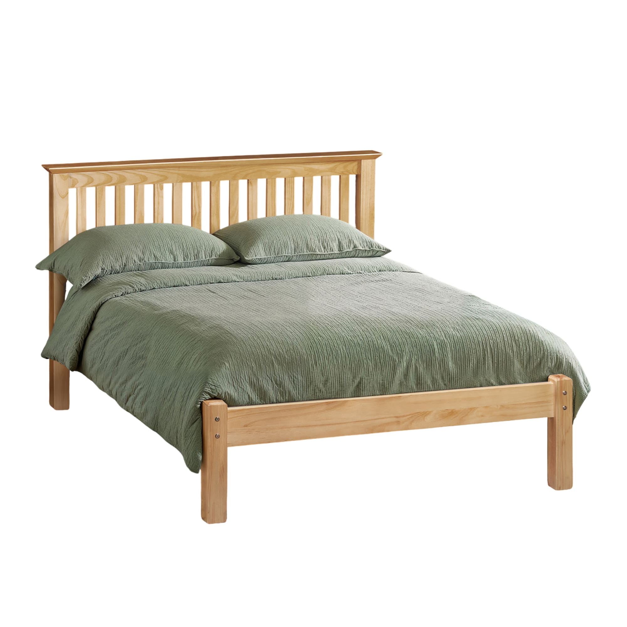 Barcelona Pine Low Footend 120cm Small Double Bed