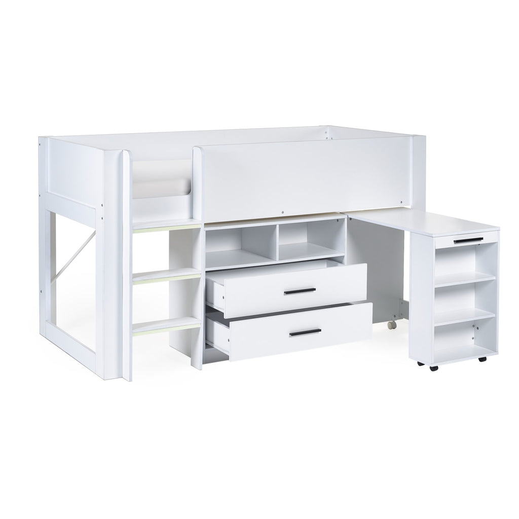 Casper 3ft Single Mid Sleeper Bed – White
