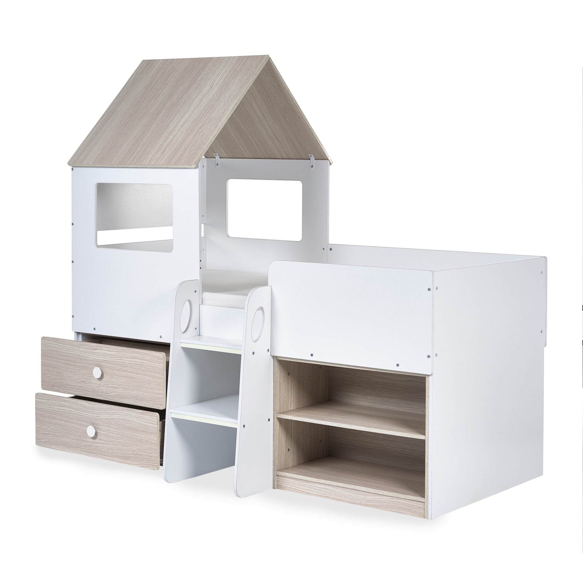 Orpheus Mid Sleeper - Pale Wood And White