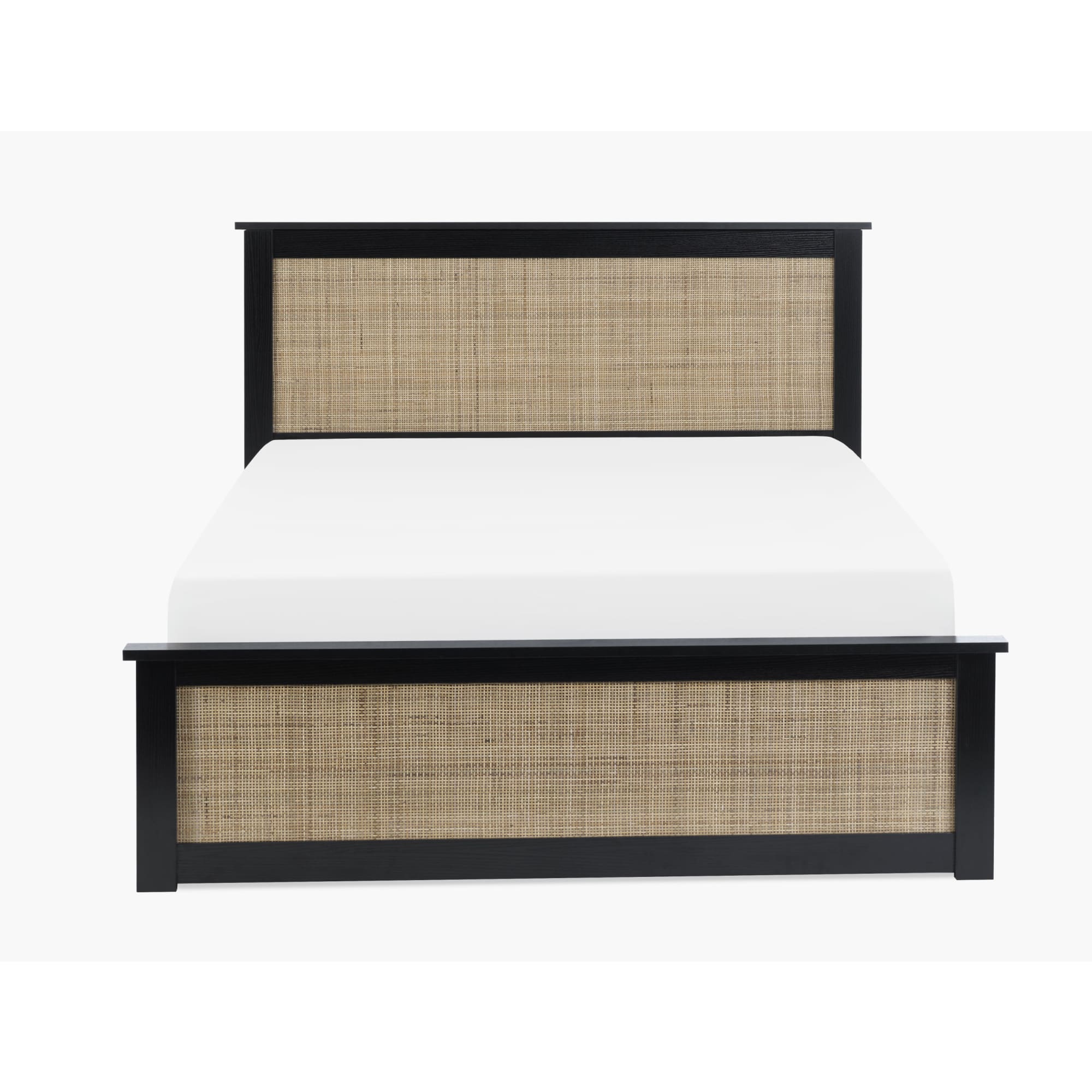 Padstow Ottoman 135Cm Double Bed - Black