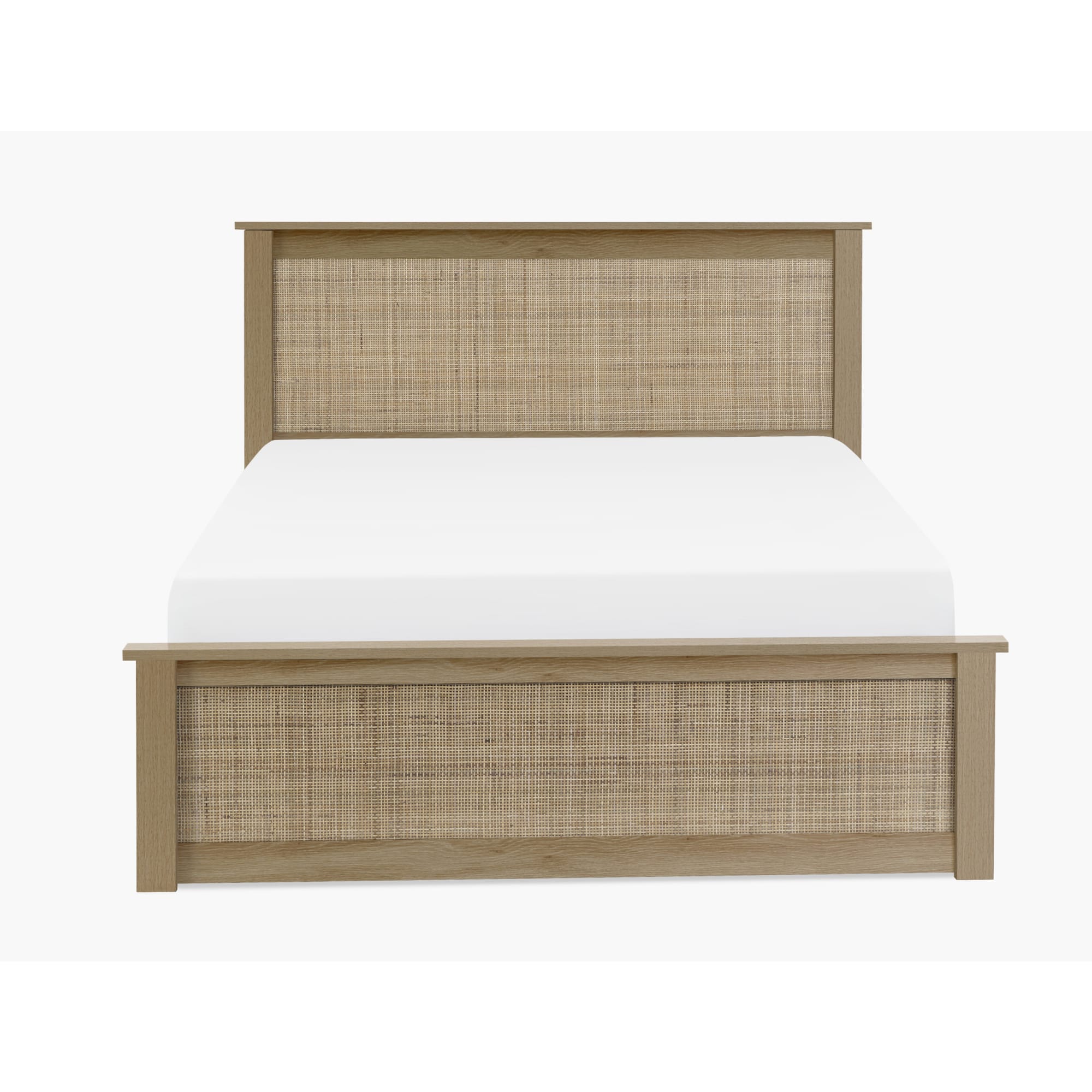 Padstow Ottoman 135Cm Double Bed - Oak