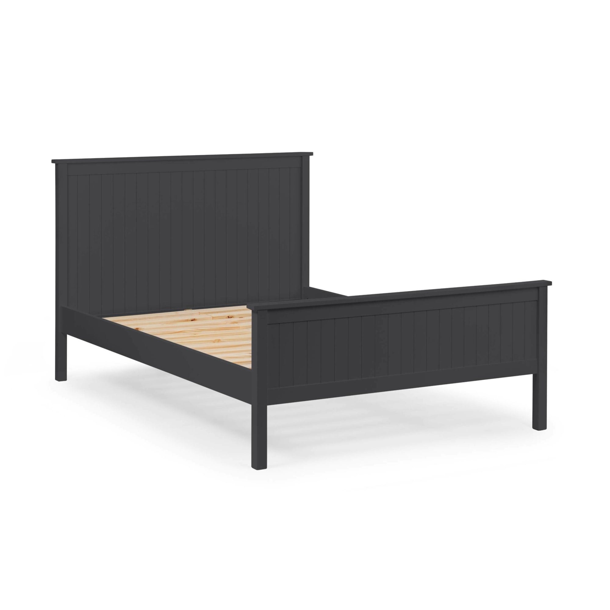 Maine 90cm Single Bed - Anthracite