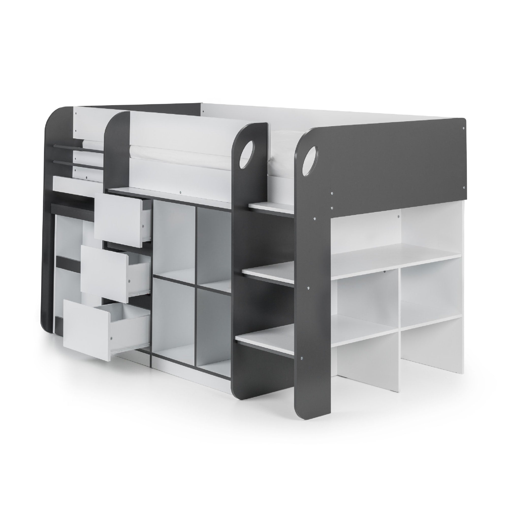 Saturn Mid Sleeper - Grey and White