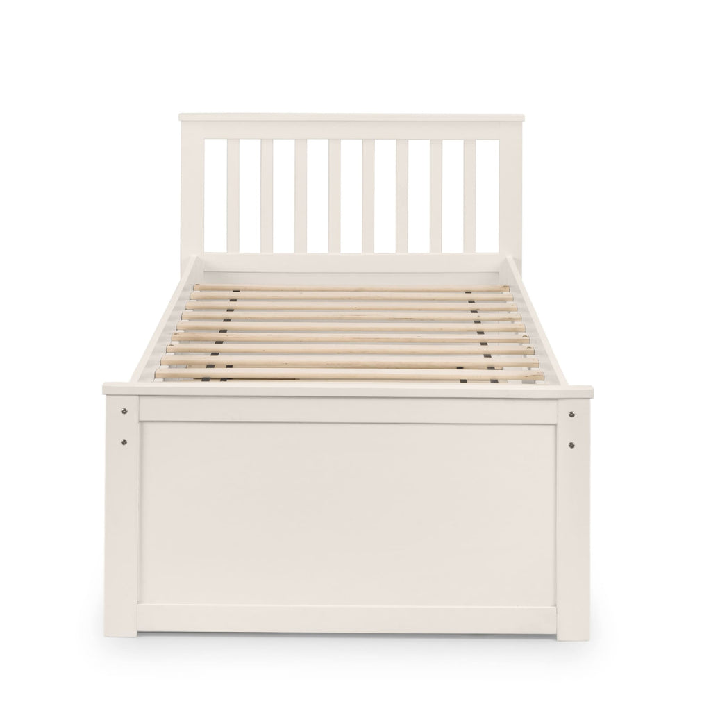 Zara 3ft Single Wooden Guest Bed Frame – White