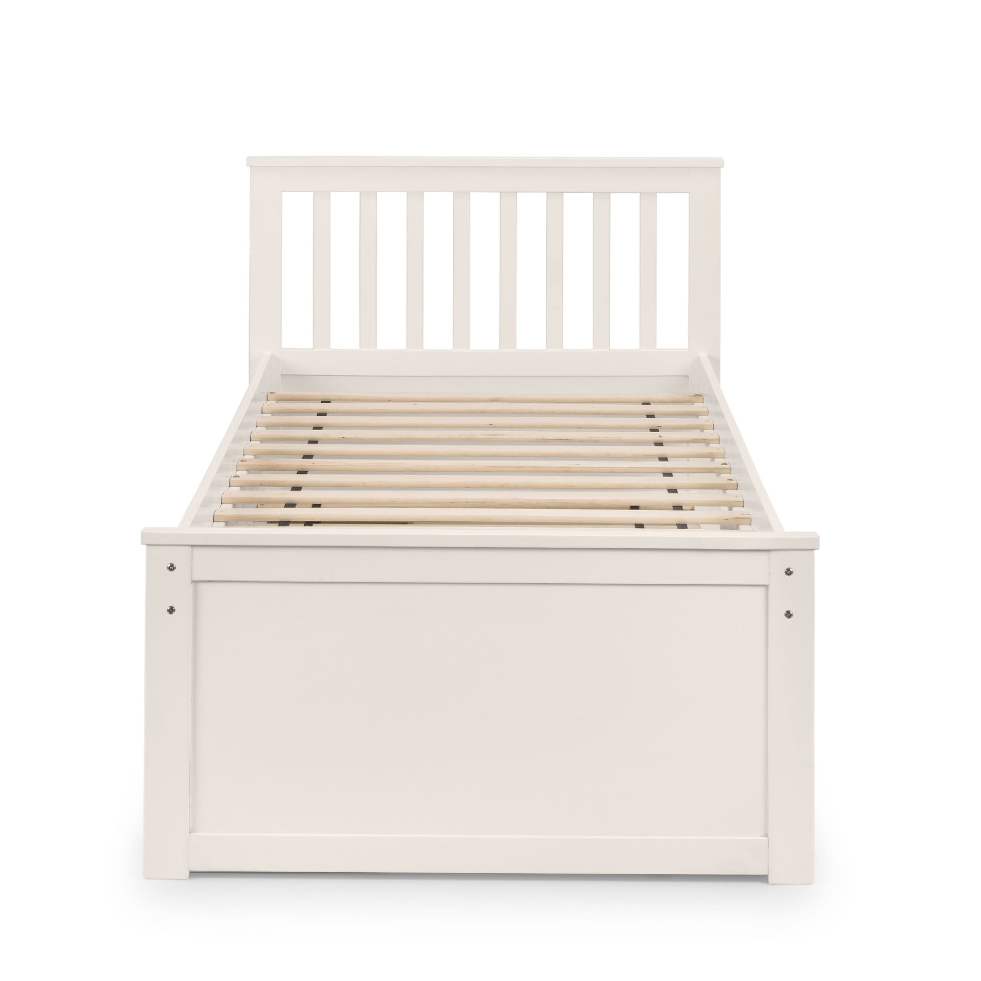Zara 3ft Single Wooden Guest Bed Frame – White