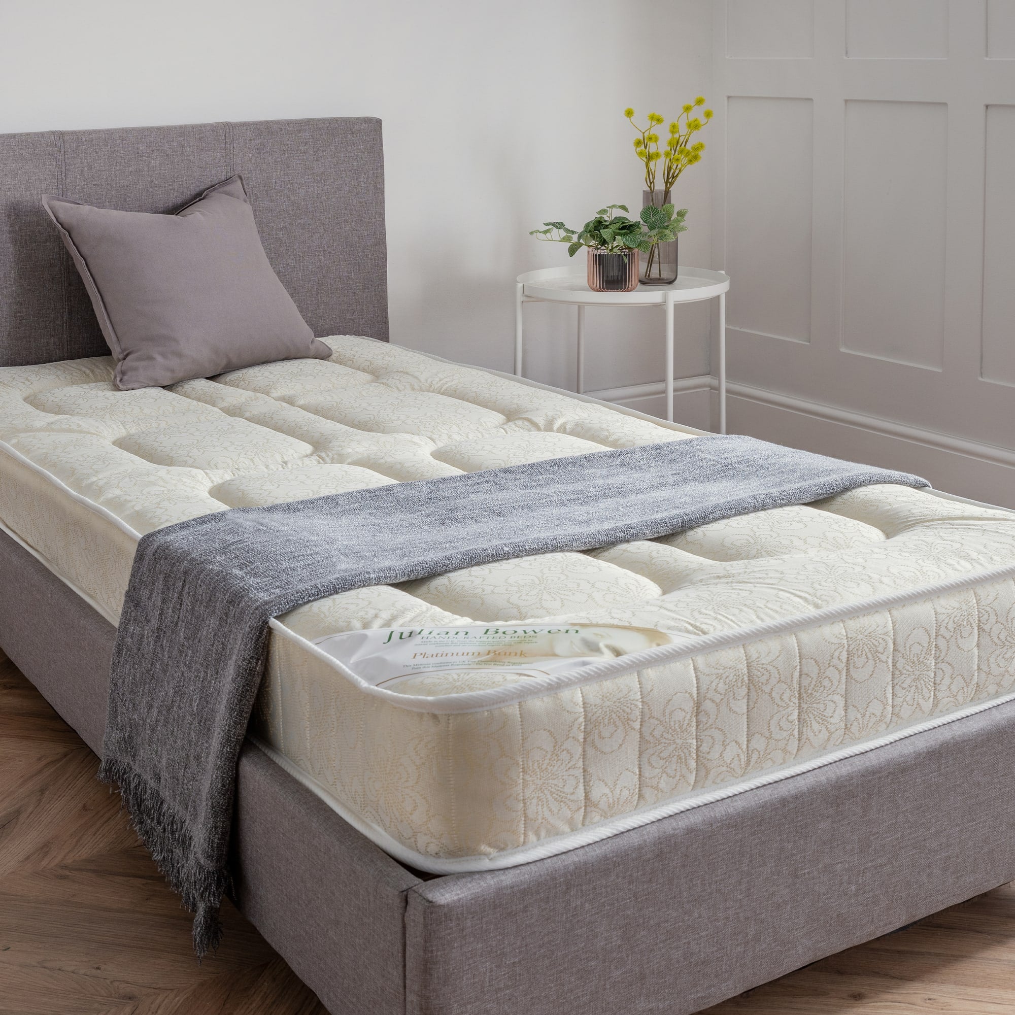 Platinum 90cm Single Low Profile Mattress – Medium Firm