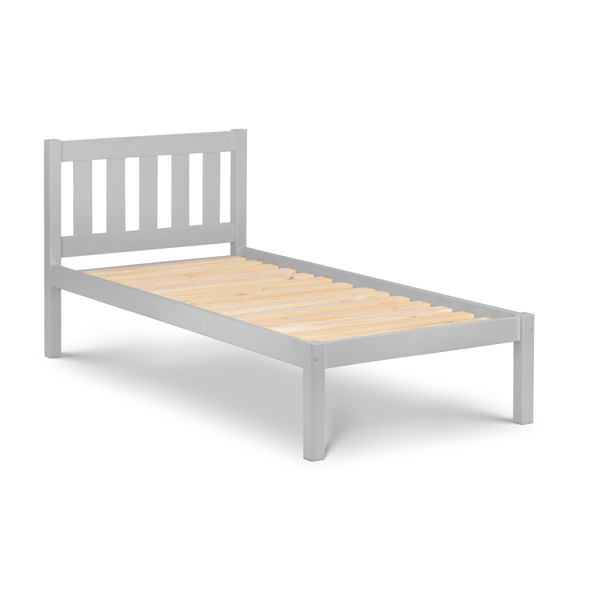 Luna 90cm Single Bed - Dove Grey