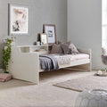 Tyler 3ft Single Wooden Day Bed with Optional Guest Bed Trundle - White