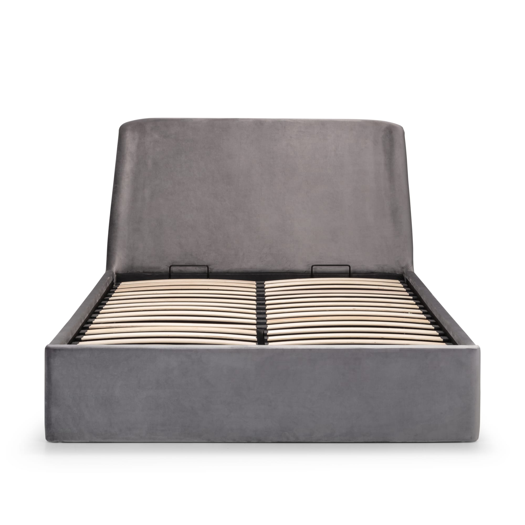 Frida Ottoman Storage 135cm Double Bed - Grey