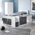 Pixie Cabin Bed – White & Charcoal Grey