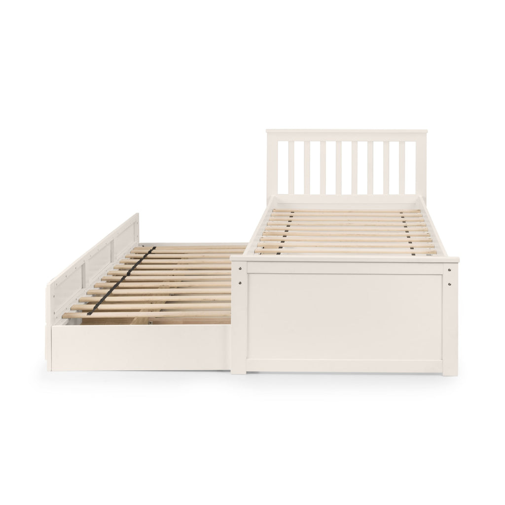 Zara 3ft Single Wooden Guest Bed Frame – White