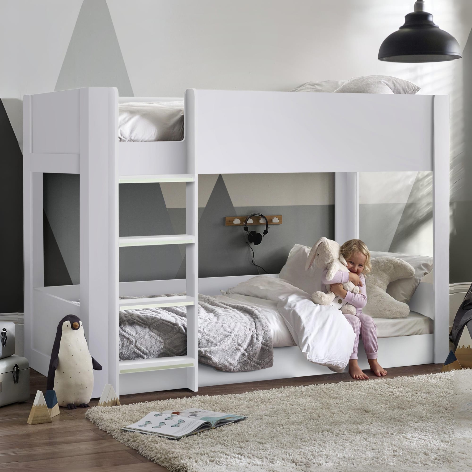 Solomon Bunk Bed -  All White