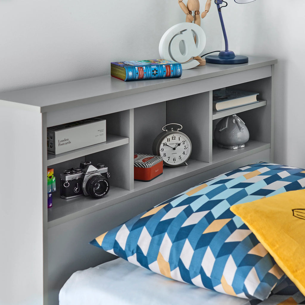 Grey Wooden Day Bed with Optional Guest Bed - 3ft Single | Veera