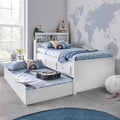 White Wooden Day Bed with Optional Guest Bed - 3ft Single | Veera