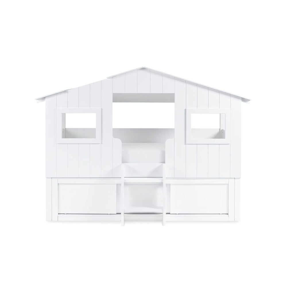 Acorn Treehouse Midsleeper & Storage Unit - White