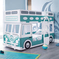 Malibu Campervan Bunk Bed – Green & White