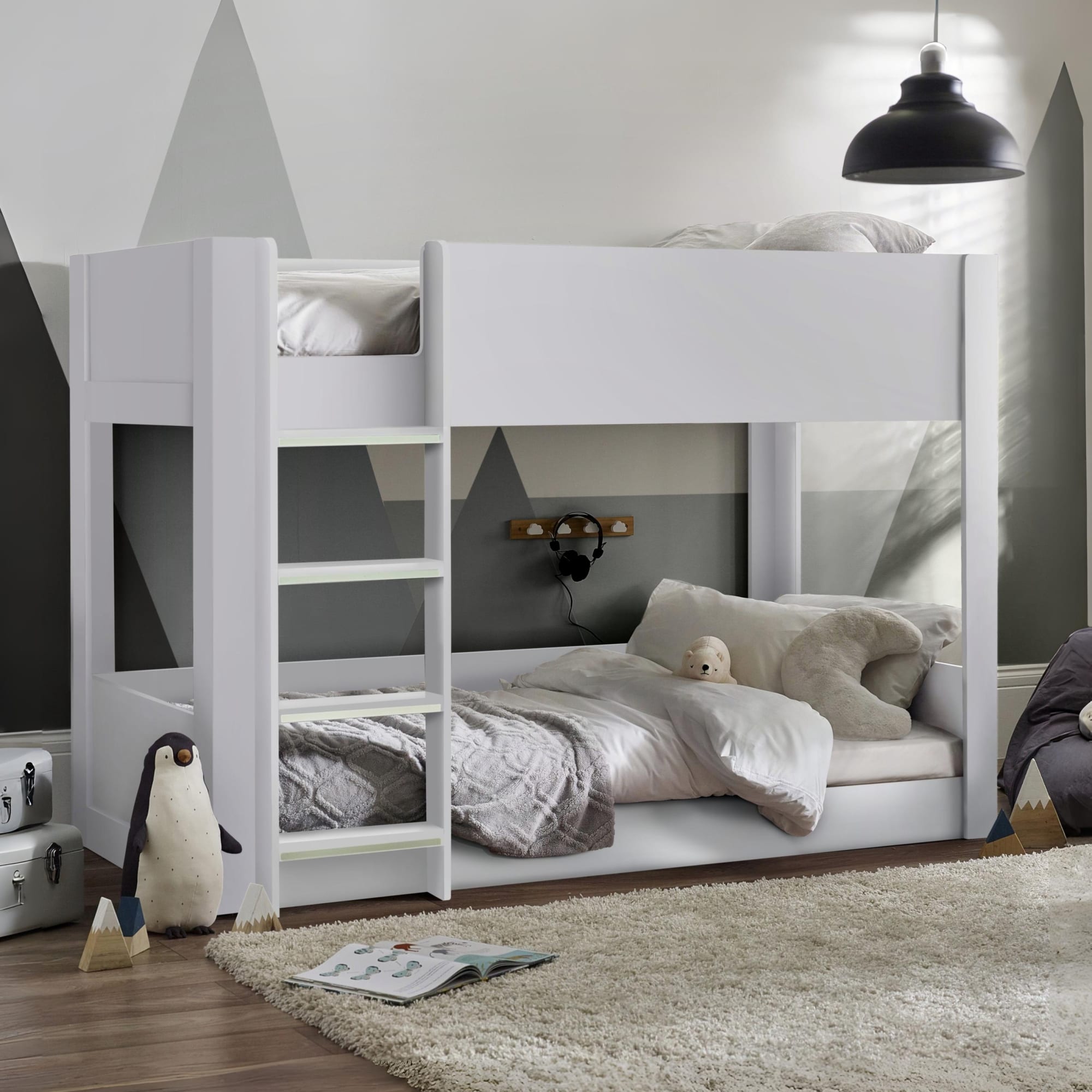 Solomon Bunk Bed -  All White