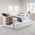 Jessica Wooden Daybed & Underbed – Stone White